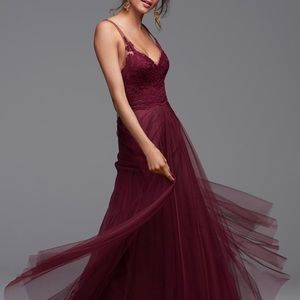 NWT Burgundy Gown